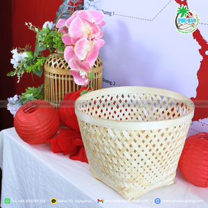 PRODUCTO SUPERIOR Espacios ordenados, gracia natural: cestas de almacenamiento de bambú Exportadas desde Vietnam con alta calidad - Product Image 6