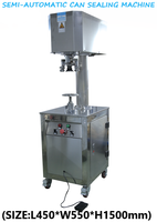 Machine de scellage de plateau en plastique semi-automatique CE, Machine de scellage de boîte de Soda manuelle, Machine de fermeture de boîte de conserve