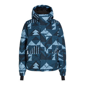 Proveedor OEM chaqueta de esquí para mujer personalizada con impresión de logotipo de tela impermeable transpirable y ropa de etiqueta privada - Product Image 1