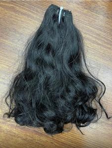 Machine de 22 pouces Double trame 100% Extensions de cheveux humains indiens vierges Double tirage 100 grammes Attachement de tissage - Product Image 5