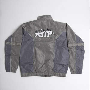2026 Winter <b>Mens</b> Eco-Friendly Maternity Solid Nylon Windbreaker Jogger Set Lightweight Streetwear - Product Image 3