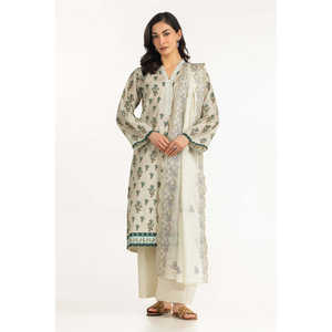 Traje Casual de 3 Piezas IUSTKSD-2064 con Estampado y Detalles Bordados, Transpirable y Elegante - Product Image 6