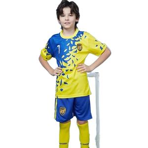 Conjunto Deportivo de Fútbol para Niños, Uniforme de Entrenamiento de Equipo, Camiseta y Pantalones Cortos - Product Image 1