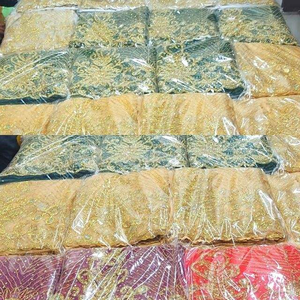 Rajgadhia Exports - Pañuelo George con Cuentas para Mujer, Turbante Africano Nigeriano, Popular en India, de Seda, Elegante y Moderno - Product Image 6