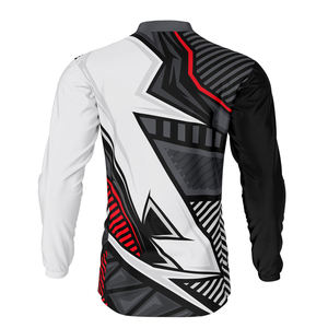 Sublimación personalizada de secado rápido de alta calidad transpirable Diseña tu jersey de motocross chaquetas de cuero genuino para motocicleta - Product Image 3
