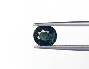 Coussin chauffant en saphir bleu sarcelle naturel de qualité supérieure coupe 2.21 carat pierre de naissance de septembre vert sarcelle profonde pour la fabrication de bagues et de pendentifs - Product Image 1