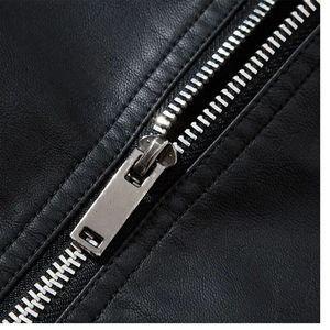 Wholesale Sialkot Leather <b>Jacket</b> Winter Motorcycle <b>Jacket</b> Zipper Closure Pattern Decoration Men's Women's Leather <b>Canvas</b> <b>Jacket</b> - Product Image 6