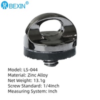 Bexin Oem Aangepaste Hoge Kwaliteit Metalen 1/4 Statief Dslr Slr Camera Schouder Quick Sling Strap Haak Mount Thumb Ring Schroef