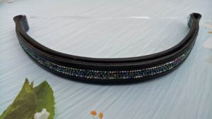 Tocado de caballo de cuero suave de lujo ligero y transpirable diseño personalizado perfecto para espectáculos ecuestres y eventos de competición - Product Image 2