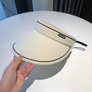 Sombrero de pana sin estructura en blanco Diseñador Estilo de lujo Sombrero ajustado Visera de Vietnamcap Sombrero ajustado Marca con logotipo personalizado - Product Image 3