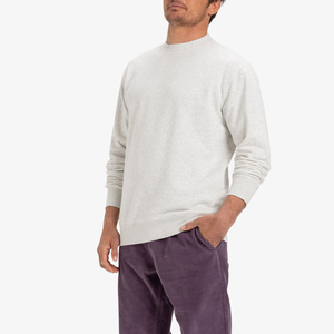 เสื้อสเวตเตอร์ของผู้ชายเสื้อสเวตเชิ้ตลำลองเสื้อสเวตเตอร์แบบสวมหัวสีล้วนสำหรับฤดูใบไม้ผลิฤดูหนาว - Product Image 4