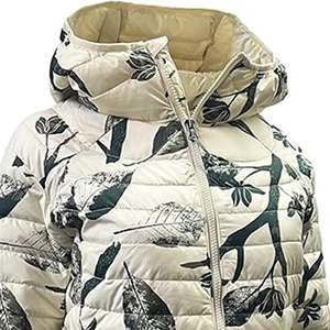 Chaqueta acolchada para mujer de diseño moderno, con logotipo personalizado, tela transpirable, cierre completo con cremallera y relleno de algodón. - Product Image 6