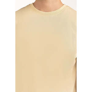 T-shirt basique 100 % coton, tissu jersey premium, respirant, coupe ajustée, motif uni, impression par décharge, longueur courte, OEM ODM - Product Image 2