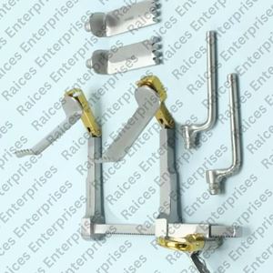 Système d'écarteur cervical Caspar réglable avec lames Instruments de colonne vertébrale neurochirurgicaux en acier inoxydable allemand - Product Image 4