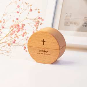 Small Keepsake Urns Custom Engraved <b>for</b> Human <b>Ashes</b> Pet Urns Cremation Mini Keepsake Small Urn Natural - Product Image 5