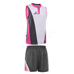 ชุดยูนิฟอร์มวอลเลย์บอลผู้ใหญ่ ดีไซน์ล่าสุด ผลิตจากโรงงาน ราคาดีที่สุด สีตามสั่ง ผ้าโพลีเอสเตอร์ 100% คุณภาพสูง ผลิตตามสั่ง - Product Image 4