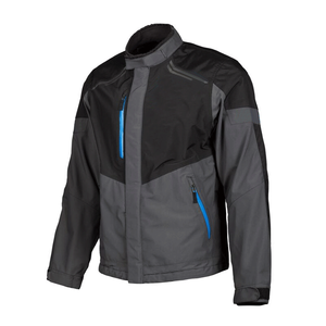 Gris oscuro Hi-Viz amarillo Touring motocicleta protección moto chaqueta para hombres impermeable motocicleta Cordura textil chaquetas - Product Image 3