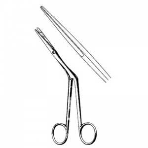 Ciseaux chirurgicaux ORL Medic Heymann, manuels, courbés, en acier inoxydable, pour rhinoplastie et nasal, par SurgiRight Instruments - Product Image 1