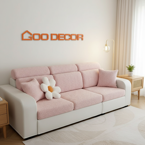 High Quality Compressed Sofa Slipcovers Washable European Sofa <b>Cushion</b> <b>Covers</b> Made In Vietnam Factory Direct For Home Decor - Product Image 6