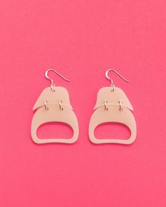 Vente chaude nouvelle résine multicouche boucles d'oreilles créoles perle couleur goutte bijoux de fête pour les femmes accessoire de mode populaire - Product Image 2