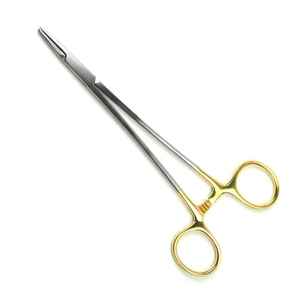 ที่จับเข็ม TC คุณภาพพรีเมียม ที่จับเข็ม Mathieu ผลิตจากเหล็กกล้าไร้สนิมเยอรมัน ใช้งานด้วยมือ ใช้ซ้ำได้ คุณภาพสูง คีมคีบแบบวงแหวนสีทอง - Product Image 3