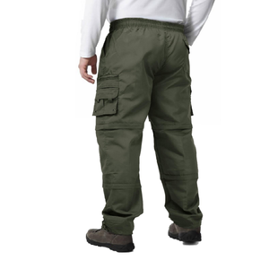 Pantalones Cargo Ligeros de Senderismo para Hombre, Pantalones Multifuncionales con Cremallera Desmontable 3 en 1, Pantalones Transpirables para Exteriores de Pakistán - Product Image 4