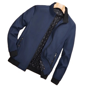 Vestes et manteaux pour hommes, nouvelle veste bomber coupe-vent pour hommes, automne 2024, veste cargo bleue pour hommes, vêtements de plein air, streetwear décontracté - Product Image 2