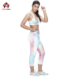Vente directe d'usine ensembles de fitness sans couture pour femmes costume de yoga réversible à carreaux de grande taille vêtements de sport d'entraînement respirants - Product Image 2