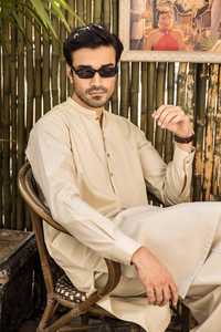 Ensemble Salwar Kameez pour hommes, Kurta pakistanais pour hommes, ensemble Shalwar en tissu de coton, pyjamas prêts à porter - Product Image 5