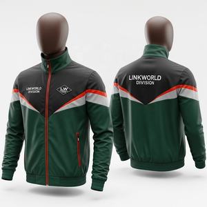 เสื้อกันลมกีฬาผ้าแคนวาสกันลมมีซิปสำหรับฤดูหนาวผ้าแคนวาสกันน้ำระบายอากาศลำลองใช้ได้ทั้งชายและหญิง - Product Image 1