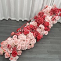 Bunga Meja Artifisial Kain Premium Berkualitas Tinggi untuk Dekorasi Tempat Pernikahan Eksportir
