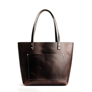 Bolso de mano de cuero genuino para todas las estaciones para mujer, bolso de moda al por mayor de estilo americano con cierre de cremallera - Product Image 1