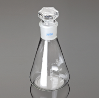 Botol Erlenmeyer Kaca Borosilikat Berkualitas Tinggi, Transparan, Mulut Sempit, Tutup Dapat Diganti, Kapasitas 25ml/2000ml, Untuk Kegunaan Medis