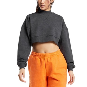 Respirant de haute qualité femmes haut court sweats à capuche meilleur prix et bon matériel femmes haut court sweats à capuche 2026 - Product Image 1