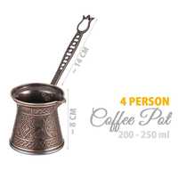 Cafetière turque Moka, machine à expresso pour cuisinière à Induction, cafetière de Camping, chauffe-café grec arabe, poignée en laiton Cezve