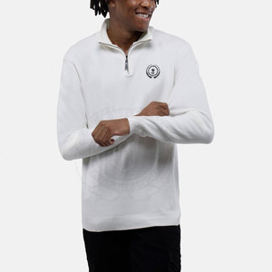 OEM Custom High Quality Casual Warm Breathable Eco-Friendly <b>Fleece</b> Quarter Zipper Winter Jackets Front Logo-Reasonable Price OEM - Product Image 3