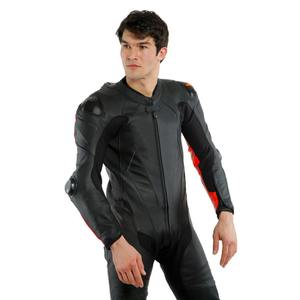 Moto de course en cuir hommes veste costume deux pièces pas cher conception moto équipement costume avec protections Pakistan fabriqué - Product Image 5