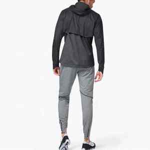 แจ็กเก็ตกันลมมีซิปกันน้ำโพลีเอสเตอร์/ ผ้าฝ้ายแบบกำหนดเองสำหรับผู้ชายเสื้อออกกำลังกายลายพรางฤดูหนาวยิมซิปด้านหน้าครึ่งฤดูใบไม้ผลิ - Product Image 2