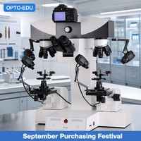 Microscopio Digital Motorizado de Comparación Forense OPTO-EDU A18.1829 para Examen Balístico de Documentos Industriales