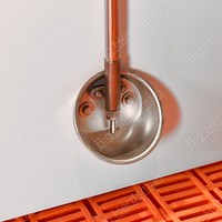 Enclos de sevrage pour porcelets avec porte amovible et plancher en plastique ignifuge pour projets d'élevage porcin, certifié CE