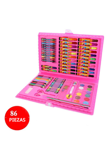 MKB39 Set valigia da 86 pezzi Set di colori di arte della vernice con ore di divertimento colori diversi - Product Image 4