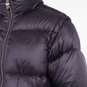 Wholesale Custom Design Outdoor Men's High Quality <b>Light</b> Purple Pullover <b>Duck</b> Down Puffer Jackets Outwear Trendy Zipper Closure - Product Image 5