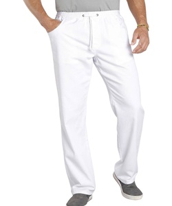 Pantalones de chándal con cordón de moda para hombre para primavera otoño Pantalones rectos de pierna ancha pantalones sueltos casuales de algodón pantalones activos - Product Image 6