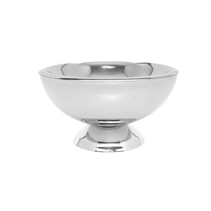 Refroidisseur de vin de forme ronde de bols de glace de Champagne d'acier inoxydable standard idéal pour l'usage professionnel et à la maison de barre - Product Image 6