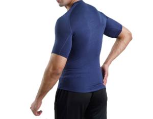 Raglan เสื้อรัดรูปแขนสั้นแบบสั่งตัดได้เสื้อแรชการ์ดแบบระเหิดสำหรับผู้ชาย - Product Image 4