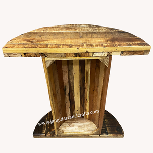 Mesa de consola Estilo nórdico Vintage de madera reciclada para pasillo, mesa de consola estilo antiguo y estrecho para sala de estar, India - Product Image 6