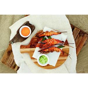 Utensilios de cocina ecológicos  Productos de madera sostenibles  Bandeja de servir de madera maciza  Juego de platos de madera - Product Image 4