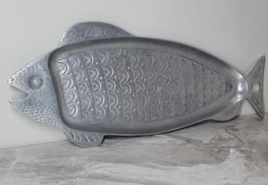 High Quality <b>Fish</b> Shaped Aluminium metal Serving Platter for Tabletop Decorative Available at Wholesale Price - Product Image 3
