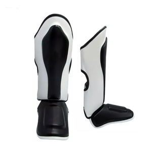 Personalizado sublimación MMA diseño PU cuero karate Muay Thai kickboxing rodilla boxeo deportes espinilleras - Product Image 6