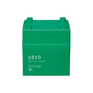 Cire/Crème coiffante végane JBPQ Uevo Design Cube 80g, tenue forte, pommade à base d'argile pour le coiffage des cheveux - Product Image 1
